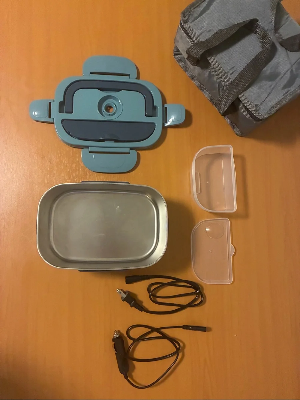 Portable Electric Lunch Box - Blue